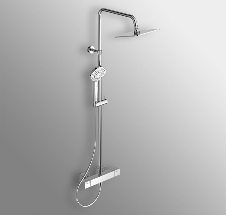 A7540AA Душевая система с термостатическим смесителем для душа Ideal Standard CERATHERM C100  - Вид №1