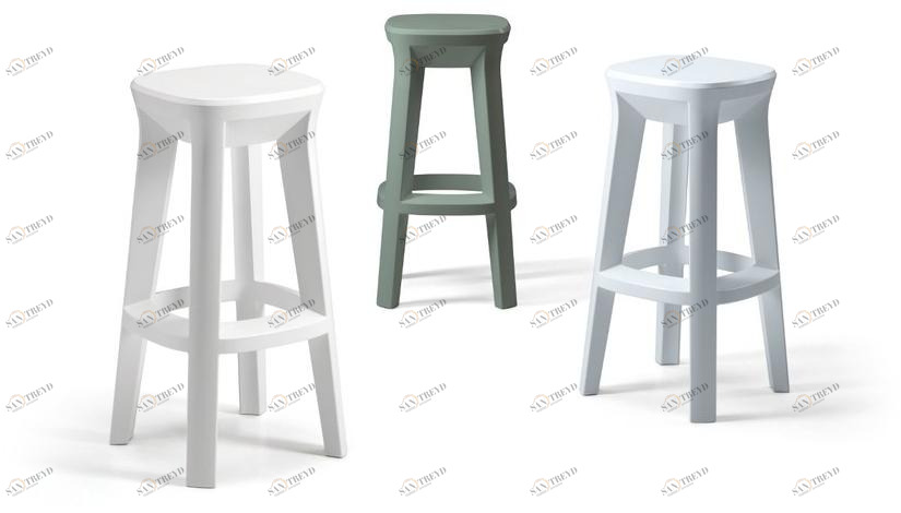 Plust Барный стул из полиэтилена Frozen sun-id-1450153