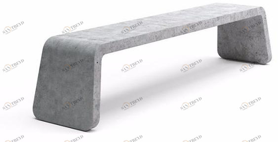 VESTRE Бетонная скамья без спинки Kyoto sun-id-1401643