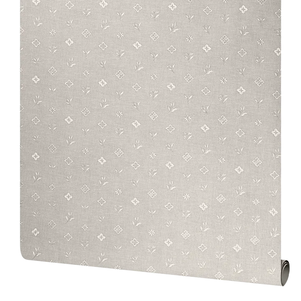 Victoria Stenova Monogramm: флизелиновые обои с абстрактным узором в бежевых тонах 89425453 STLM-1575539