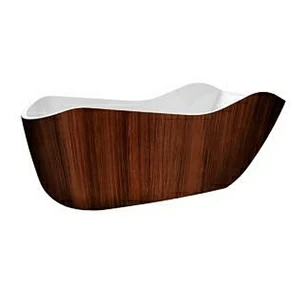 Ванна акриловая отдельностоящая Brown Wood Lagard TEONA