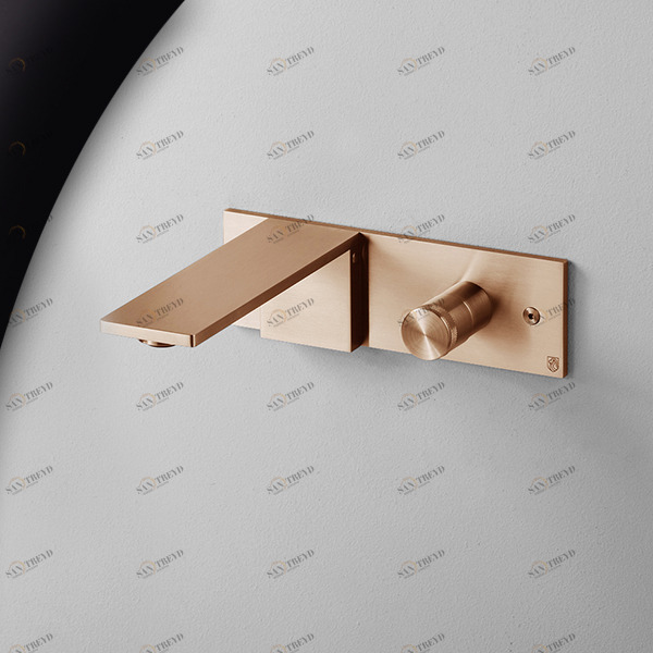 Смеситель для раковины AICO AIC18R розовое золото Radomonte