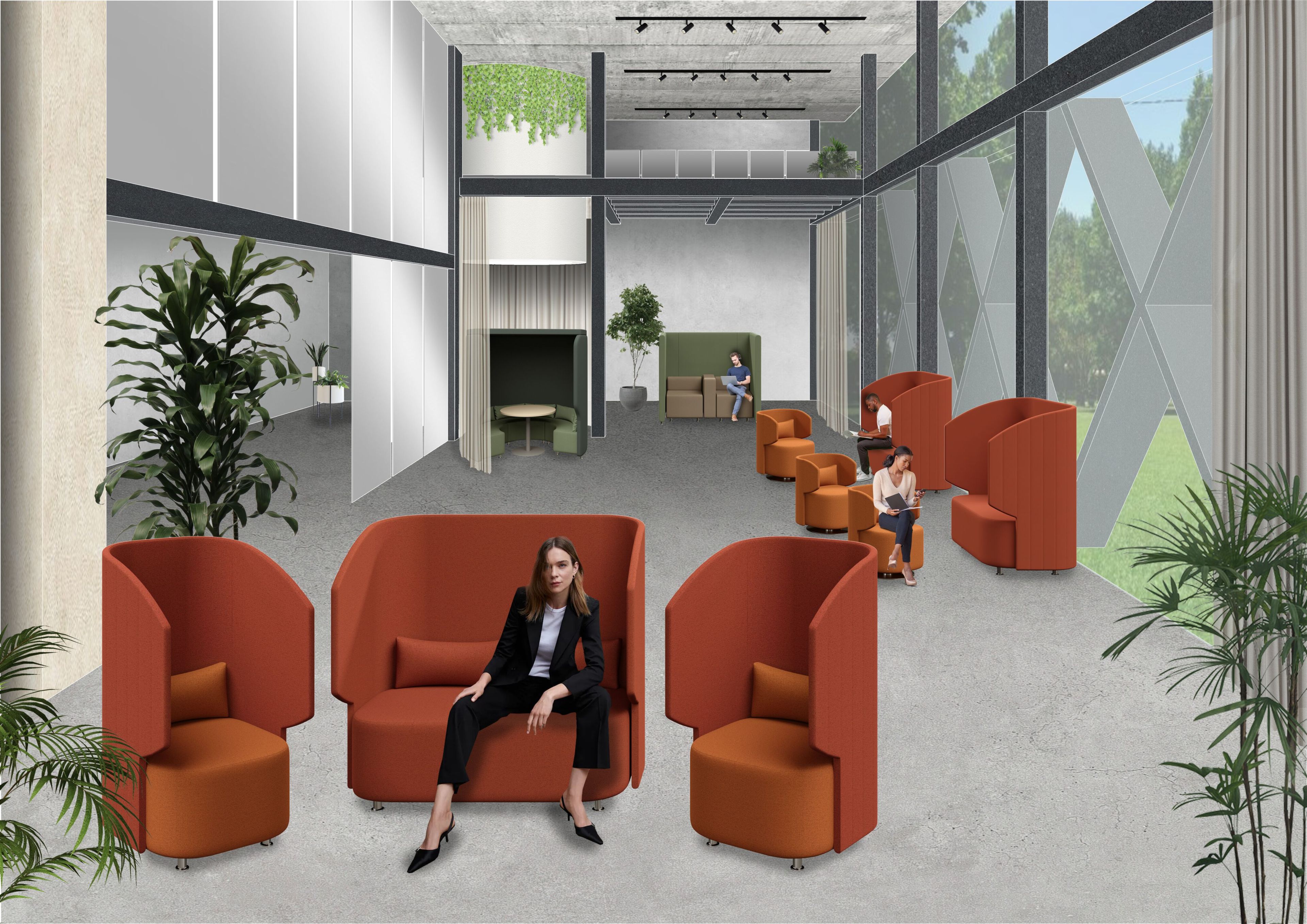 Кресло с низкой спинкой Adrenalina Маджи ARCH-00073060 - Вид №3