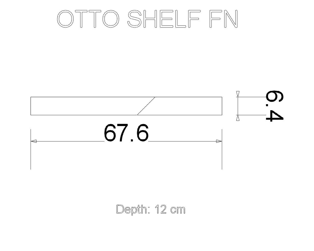 Полка из ореха и ясеня Deodara восемь ARCH-00049506 - Вид №6