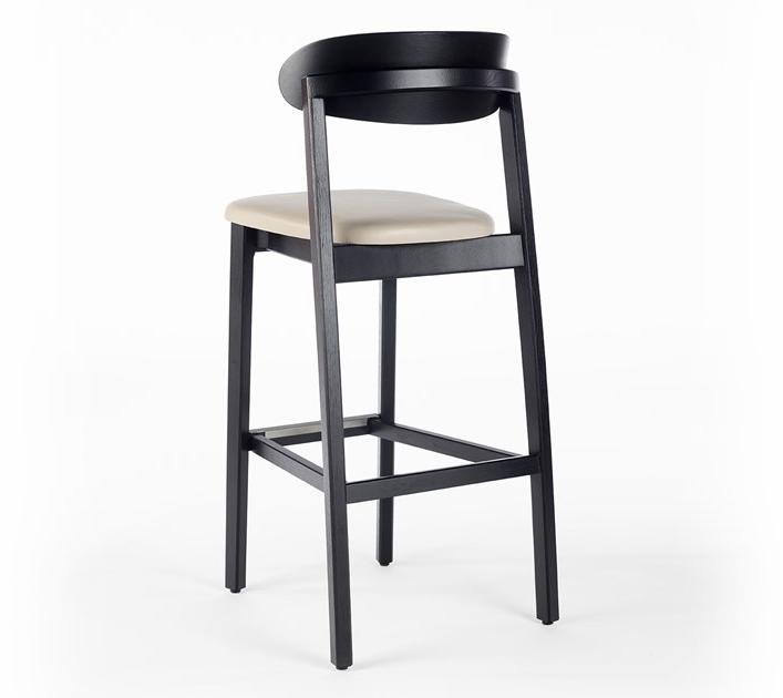 Wildspirit Высокий деревянный табурет со встроенной подушкой Arch sun-id-1490238 - Вид №3