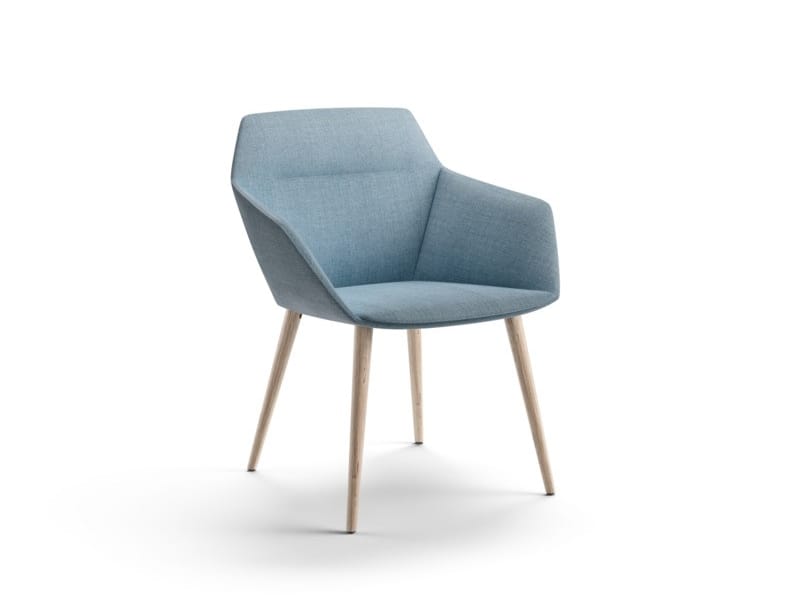 Мягкое кожаное кресло с подлокотниками Brunner ARCH-00046639