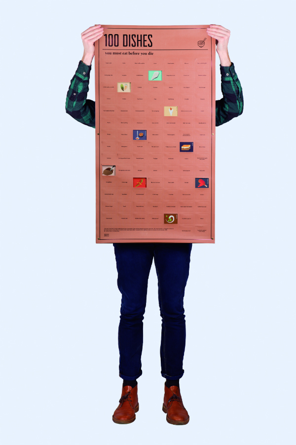 DYPOSTDIE Постер «100 блюд, которые нужно попробовать, прежде чем умереть» Doiy  - Вид №3