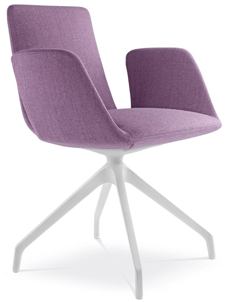LD Seating Вращающийся стул для конференций на козелке из ткани Harmony modern 870-f90 - Вид №4