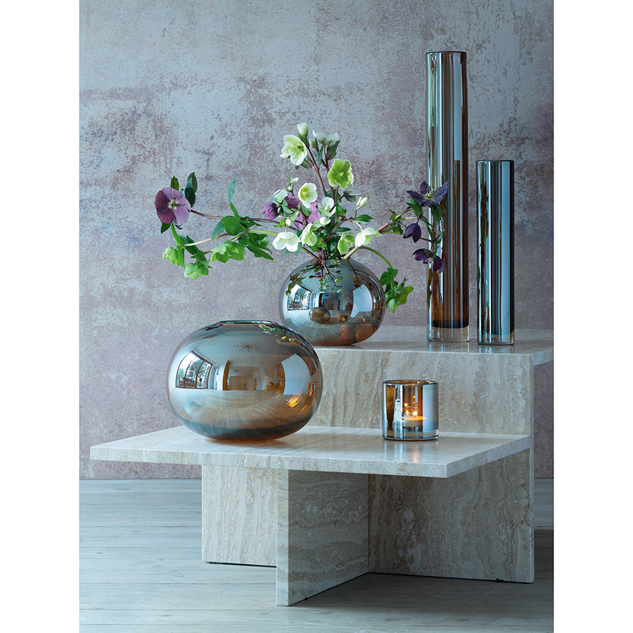 G1663-13-141 Ваза signature, epoque, 13,5 см, янтарь LSA International  - Вид №1