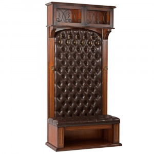 11259 Прихожая с полками Тауэр Гранд 1 Орех Шоколад BOGACHO