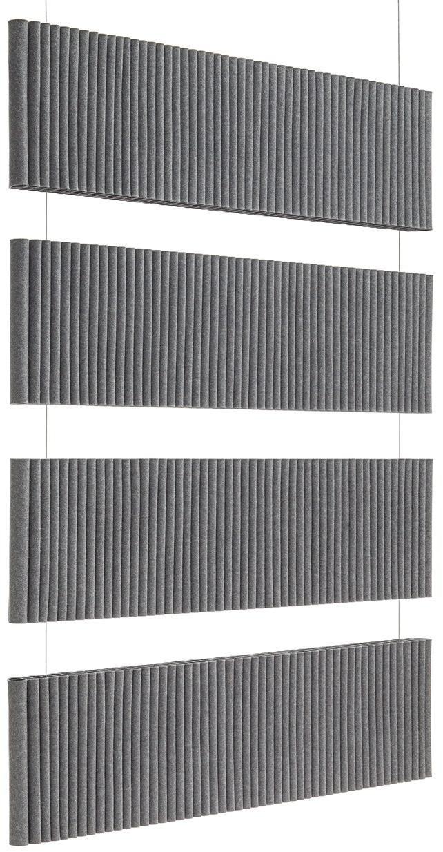 HEY-SIGN Подвесная акустическая панель из войлока Wave sun-id-1444222 - Вид №3