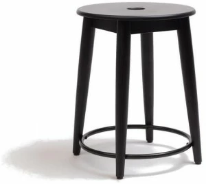 ONDARRETA Низкий деревянный табурет с подставкой для ног Oto