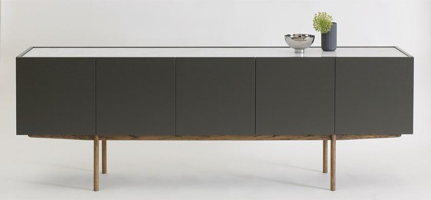 ASPLUND Буфет из лакированной мдф с распашными дверцами Luc sun-id-1494431 - Вид №4