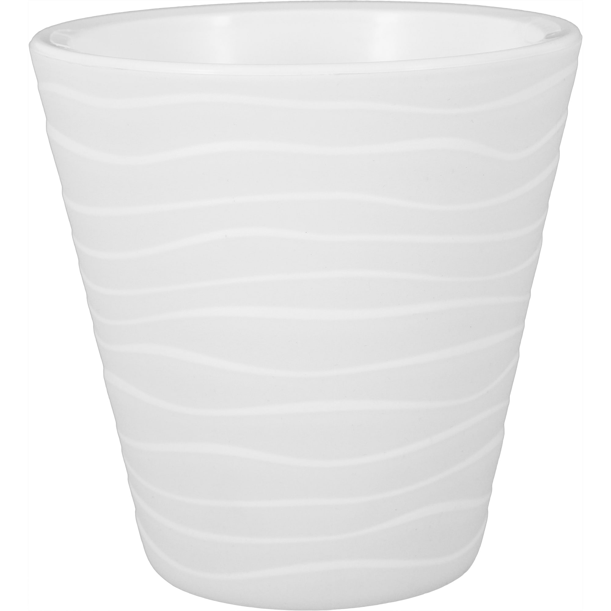 82242207 Кашпо ø15.5 h16 см v2 л пластик белый Валенсия Santreyd