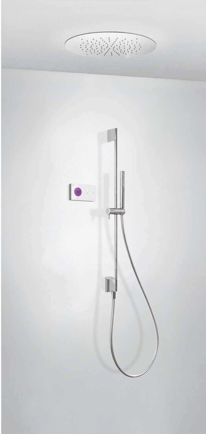 КОМПЛЕКТ ДЛЯ ДУША de grifo termostático electrónico empotrado de 2 vías Shower Technology Blue Edition para ducha-09286583 TRES