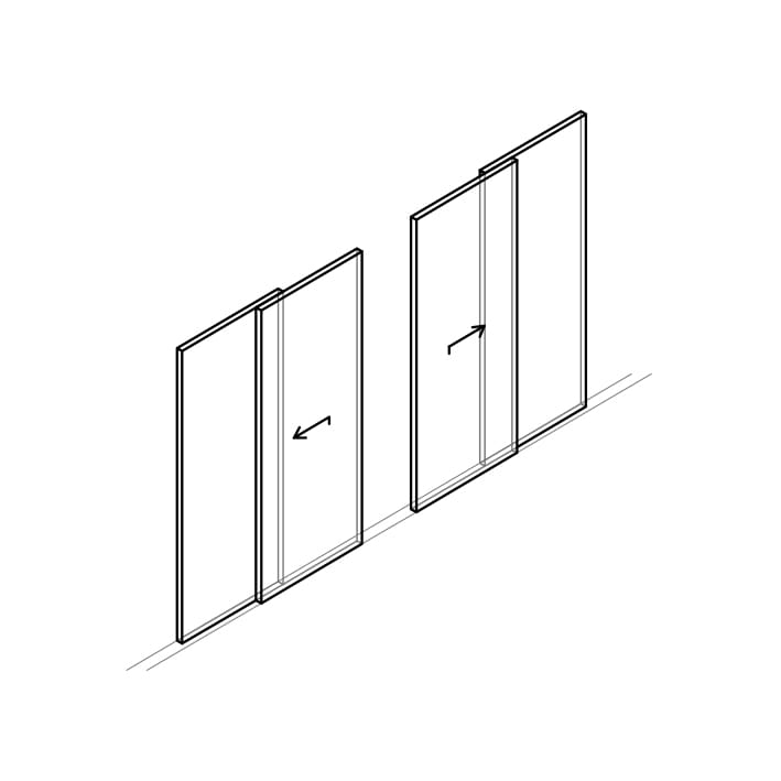 Раздвижные деревянные двери-окна с двойным остеклением Carminati Skyline System ARCH-00098426 - Вид №26