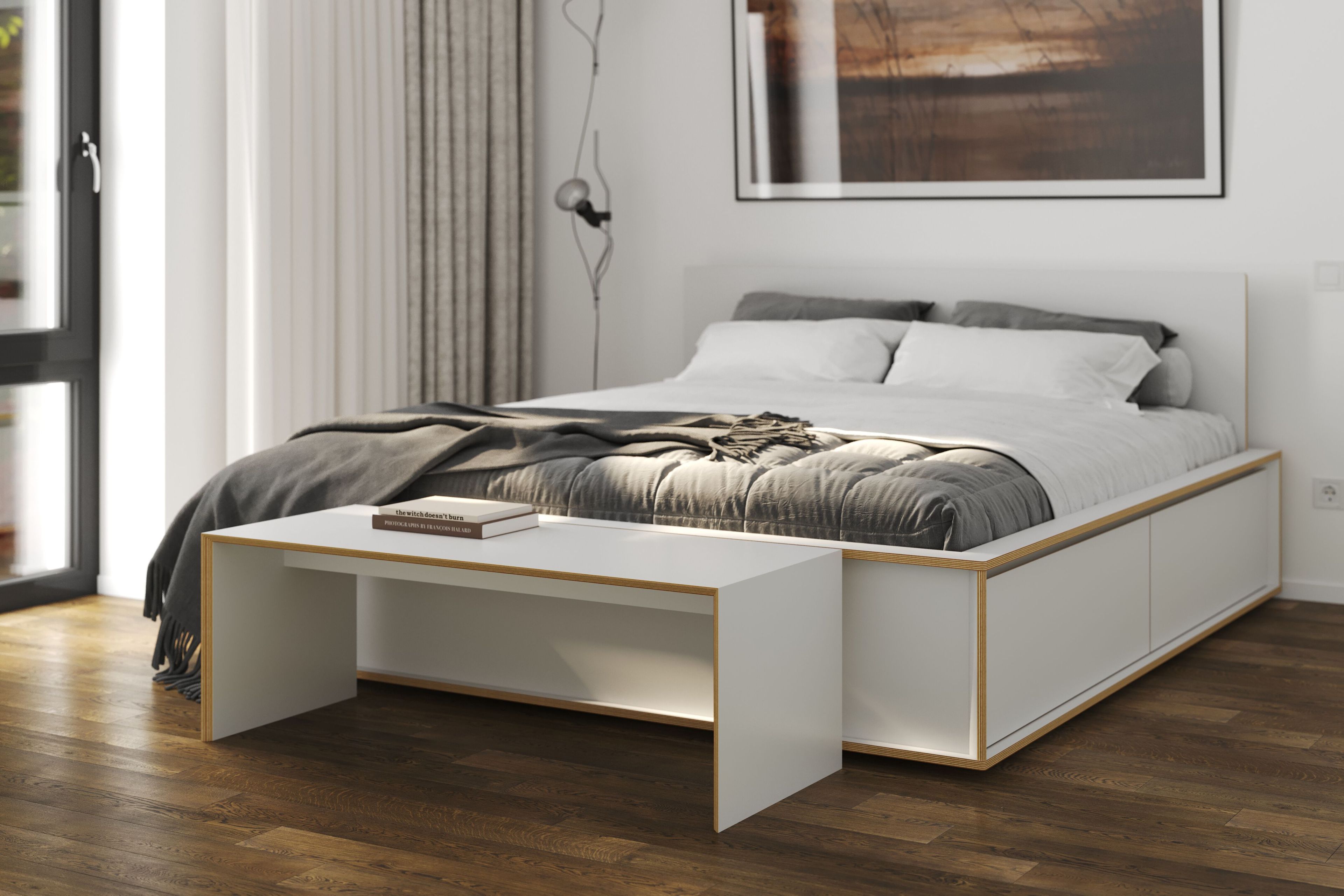 Скамейка из березы Müller Small Living BRIDGE ARCH-00102433 - Вид №2