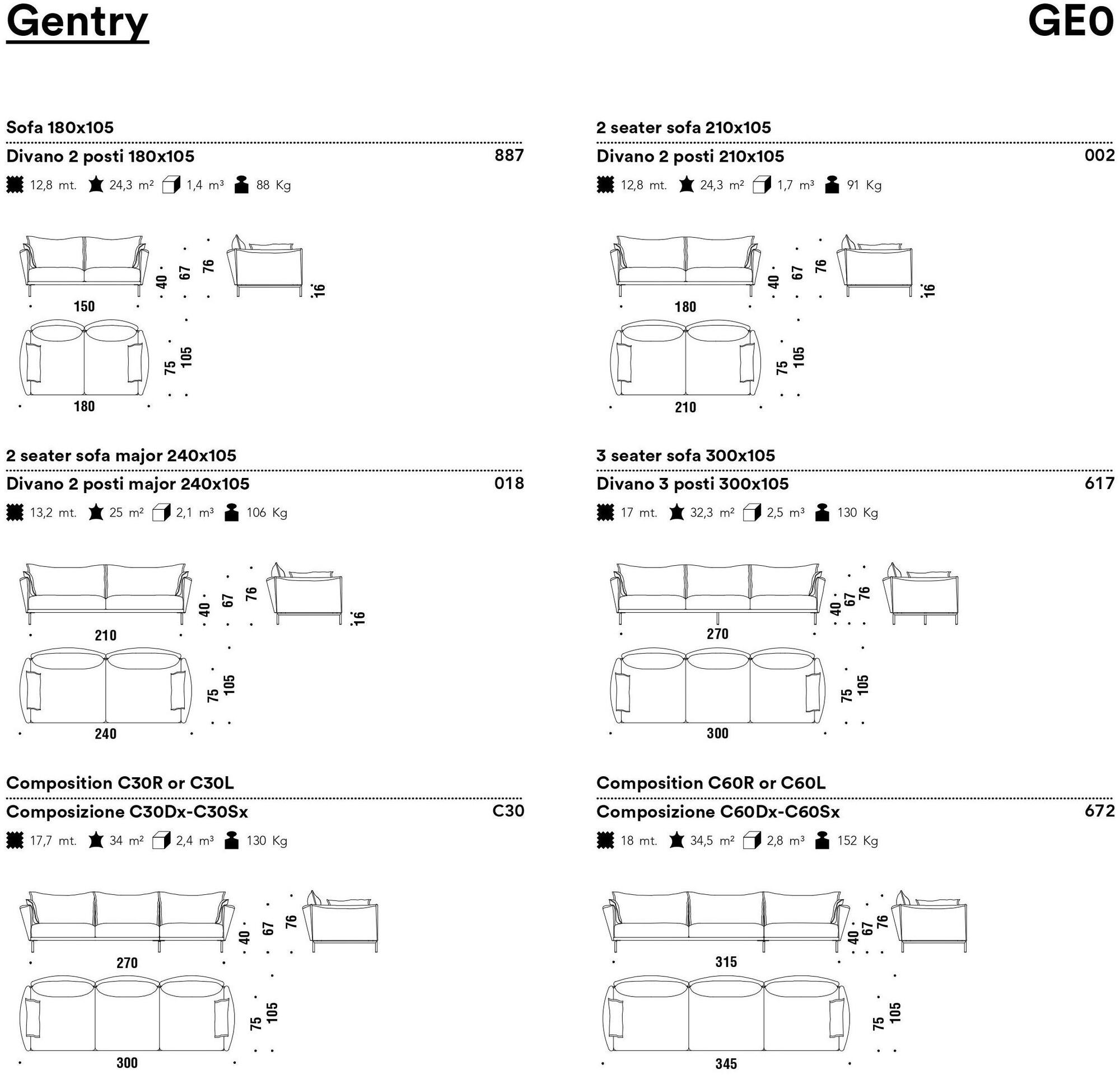 Moroso Диван из ткани или кожи Gentry sun-id-1464426 - Вид №3