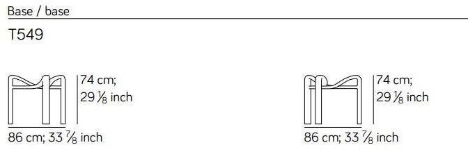 AMURA Круглый обеденный стол из дерева и стекла Twister sun-id-1476876 - Вид №8