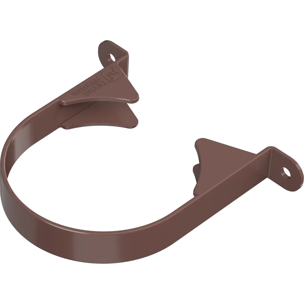 Хомут для водосточной трубы Технониколь Оптима 120x80 мм коричневый STLM-2015988