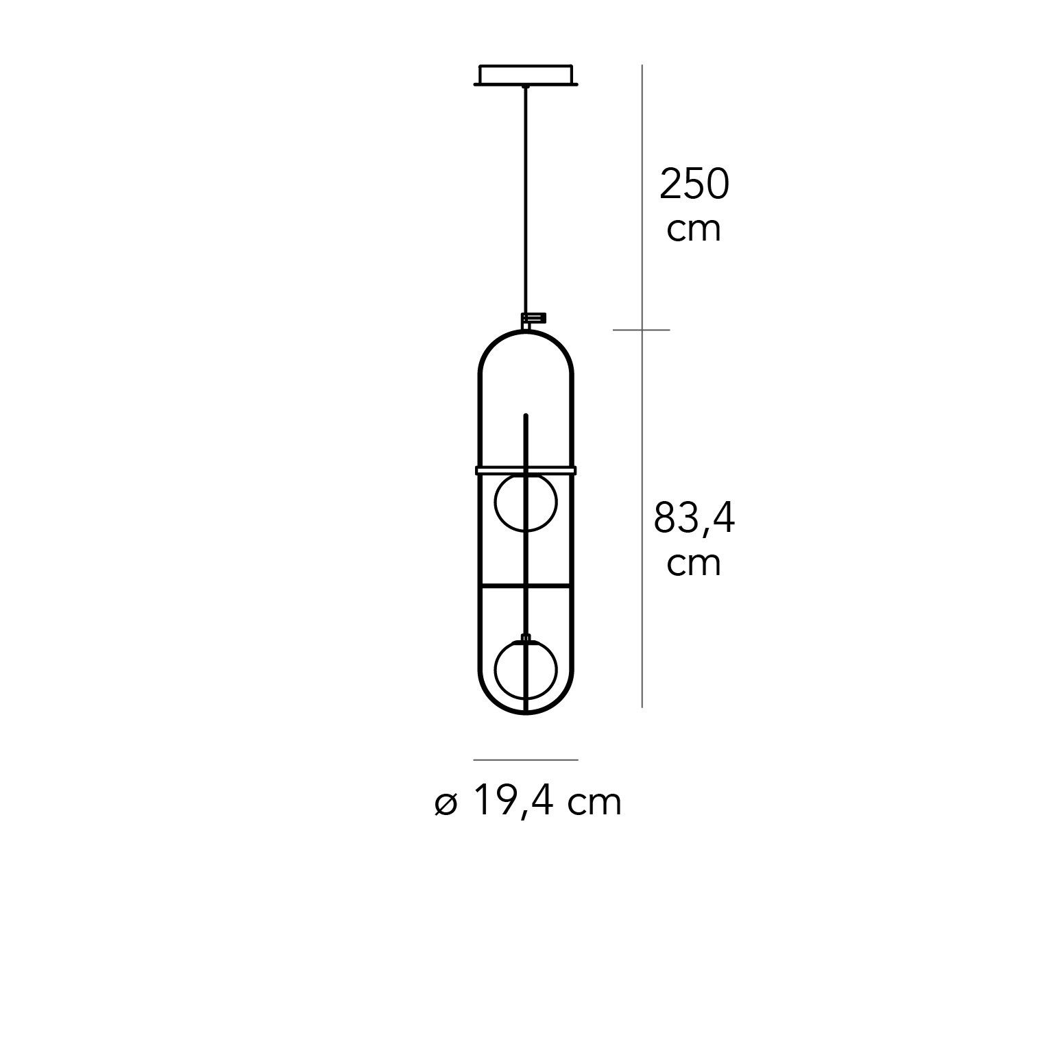 Подвесной светильник из дутого стекла FontanaArte Setareh ARCH-00090953 - Вид №12