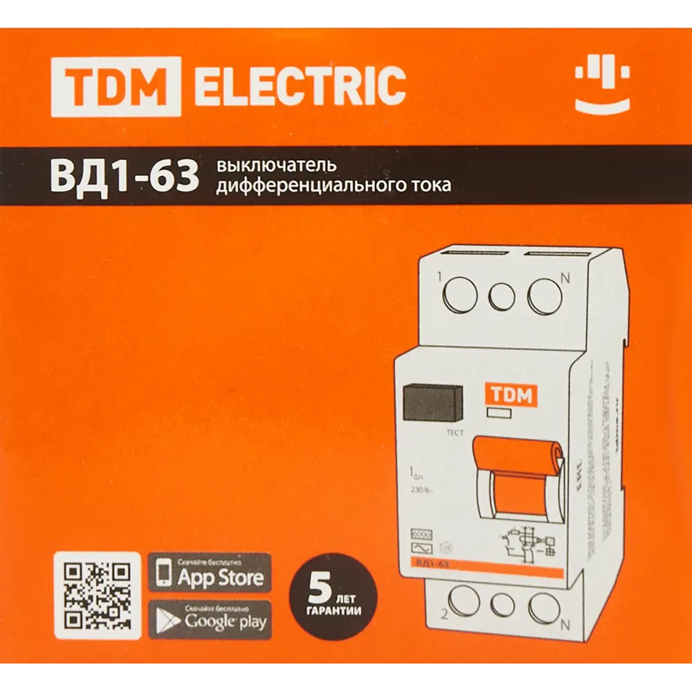 УЗО TDM Electric ВД1-63 AC - защита от токов утечки для дома 84399425 STLM-0049209 - Вид №5