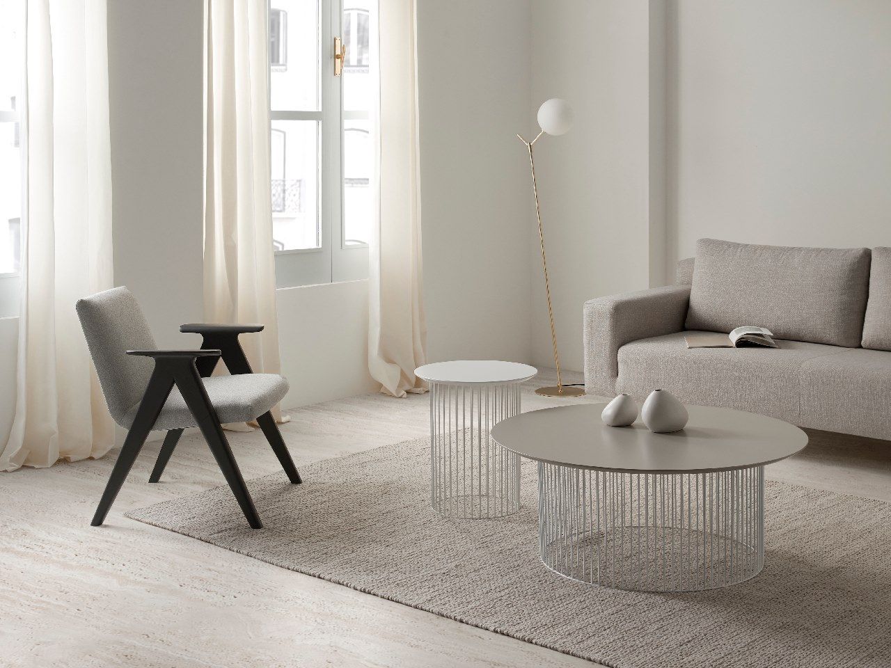 Стальной круглый журнальный столик Kendo Mobiliario Гидра ARCH-00118281 - Вид №7