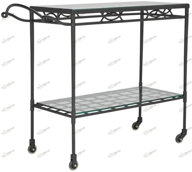 JANUS et Cie Садовая тележка из нержавеющей стали и стекла Amalfi sun-id-1431943