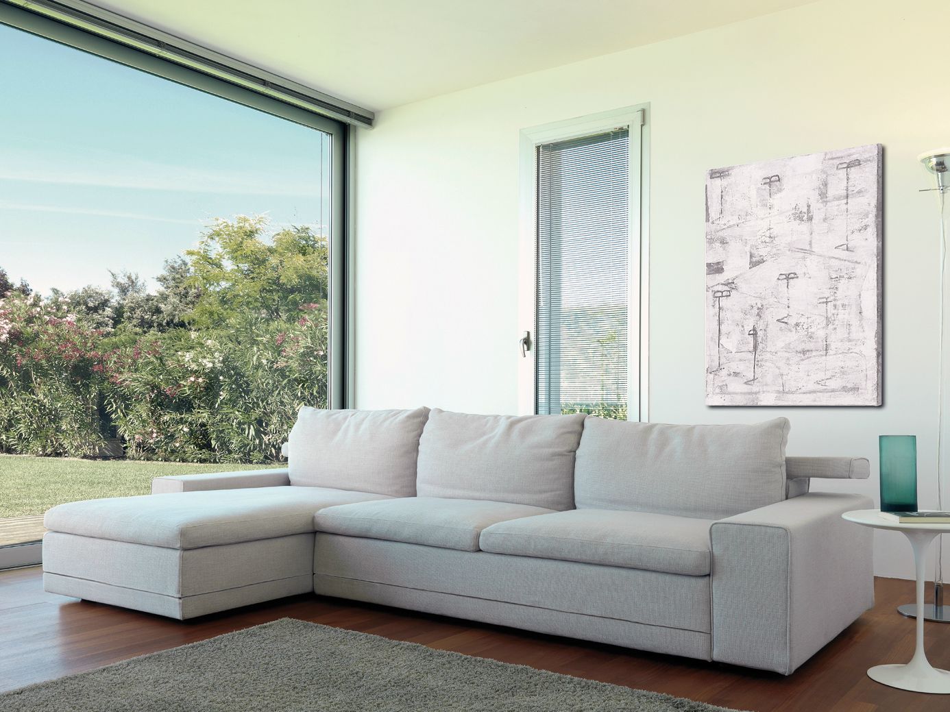 Кожаный раскладной диван-кровать с полуостровом BODEMA All-In ARCH-00131378 - Вид №3