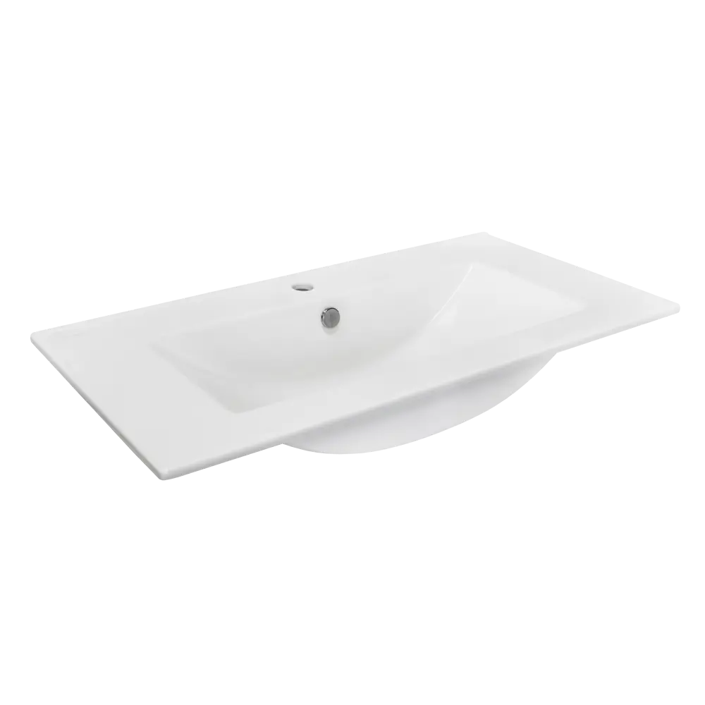 Sanita Luxe Quadro 90 — Фарфоровая раковина для встройки 82582173 Квадро STLM-0030581 - Вид №1