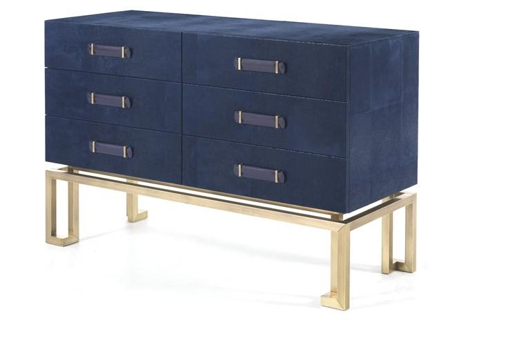 Gianfranco Ferré Home Кожаный комод Trafalgar sun-id-1376448 - Вид №2