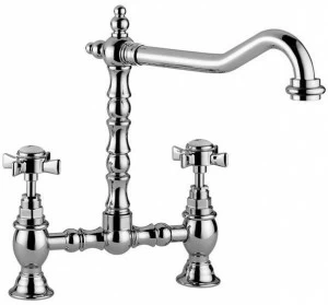 Rubinetteria Giulini Смеситель для кухни с двумя отверстиями и поворотным изливом Kensington 3709