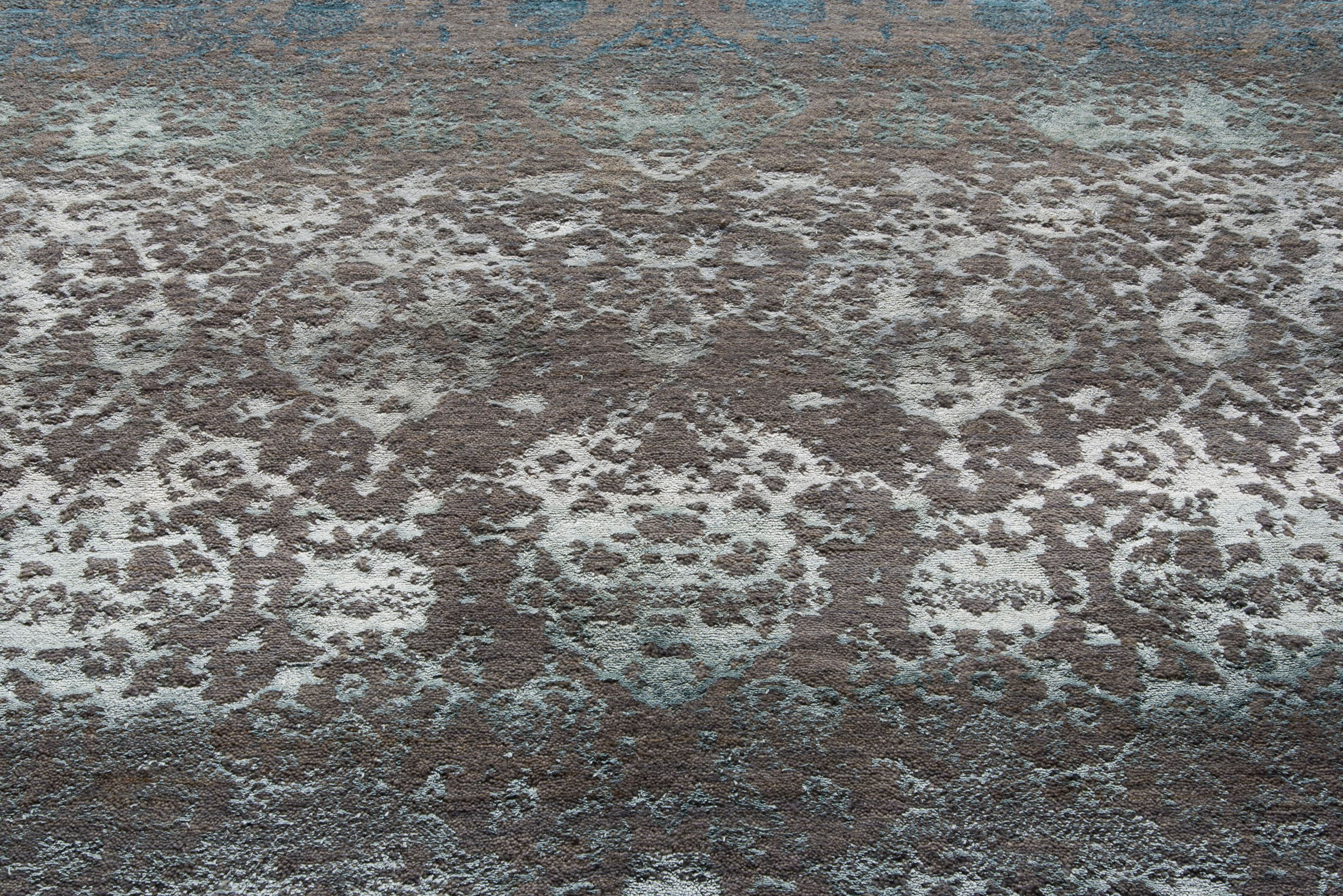 Прямоугольный ковер из шерсти и шелка Zollanvari Isfahan Classical Floral Cartouches-Designer ARCH-00118678 - Вид №2