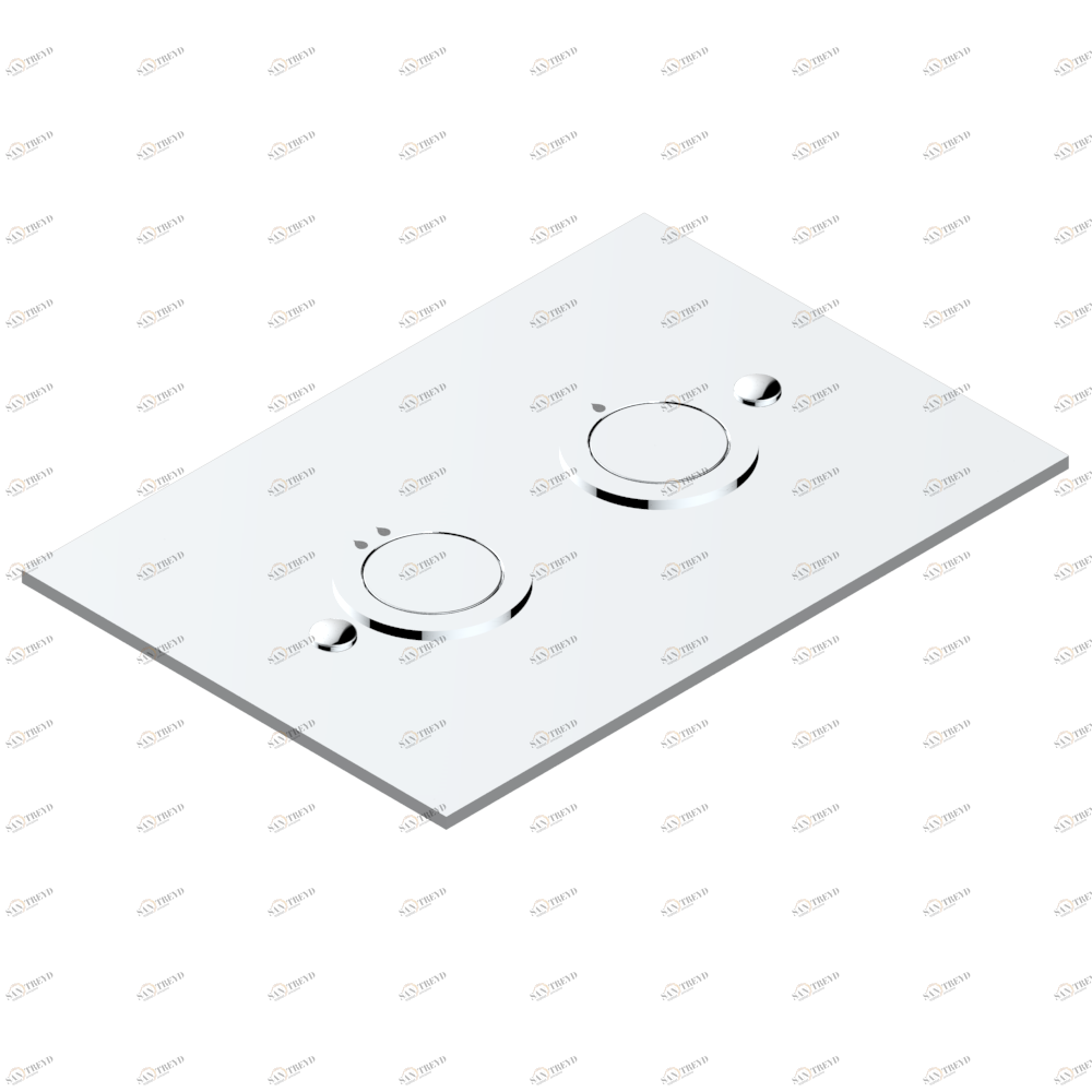 G00-219DC WC Flush Plate compatible with Geberit frame Duofix Omega 12CM H82 (contemporary model) Thg-paris прочие артикулы THG Хром G00-219DC CAT.A