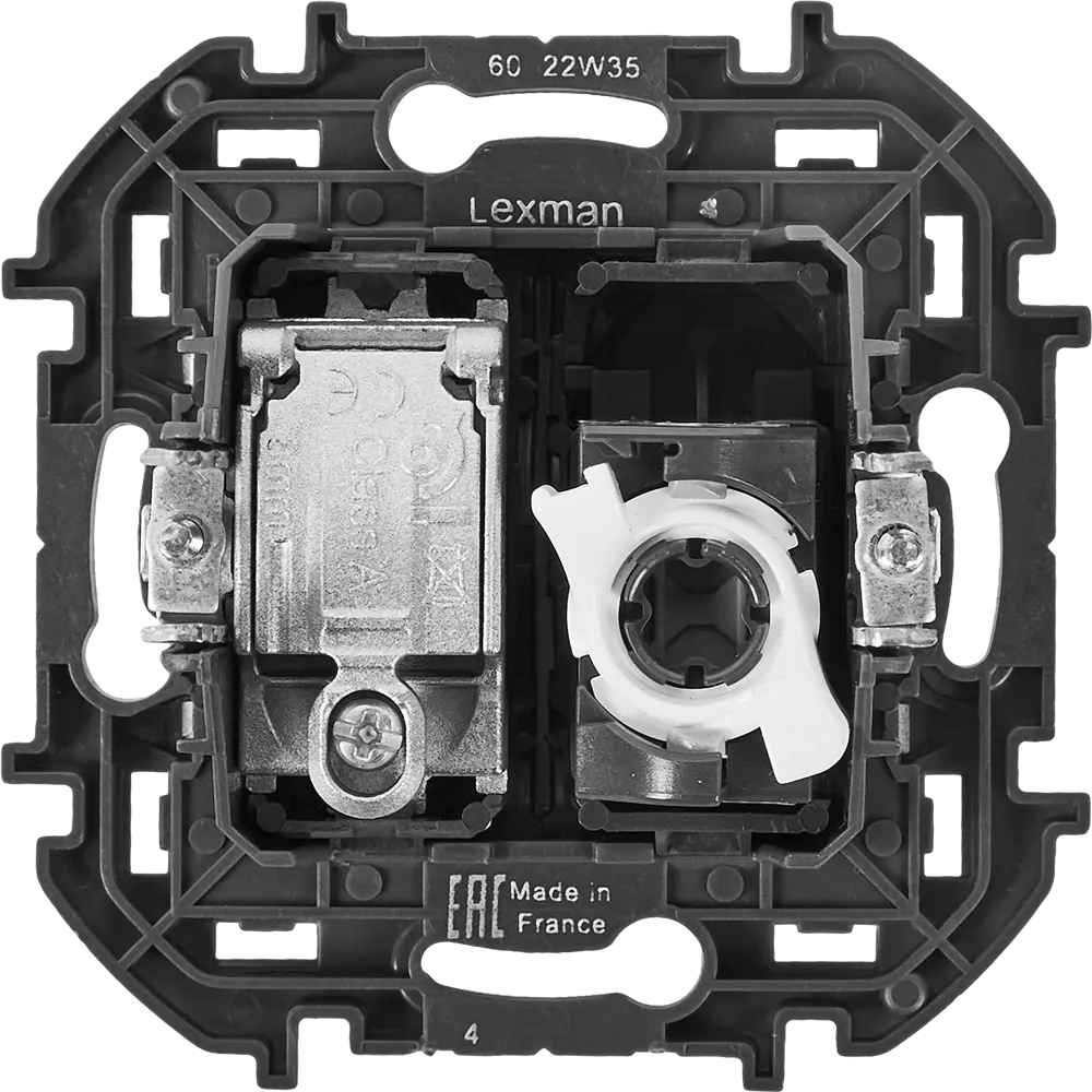 LEXMAN Lilian - комбинированная розетка ТВ+RJ45 для скрытого монтажа 86761295 STLM-0071317 - Вид №3