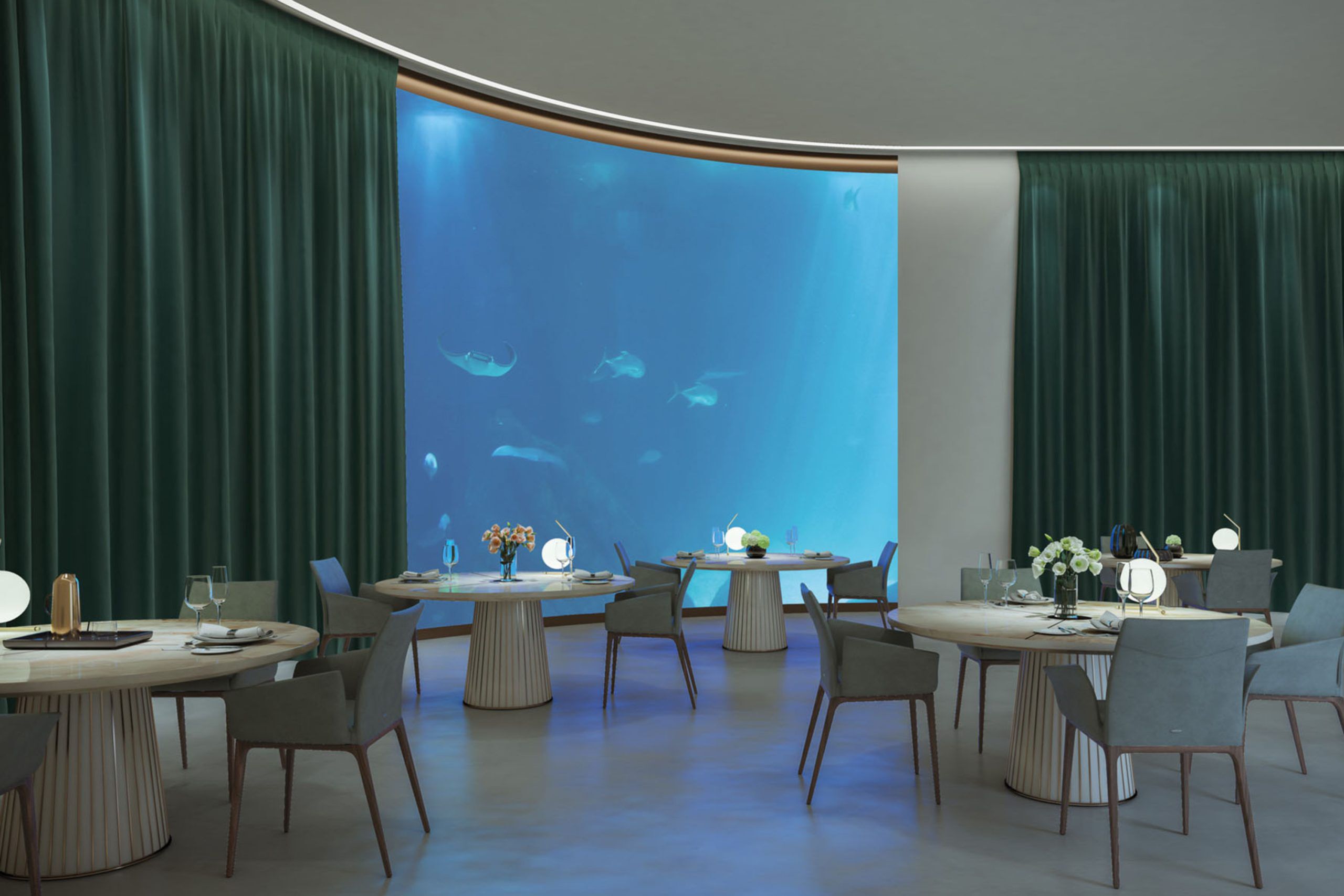 Моторизованный алюминиевый рельс для завитых штор Mottura Power ARCH-00026074 - Вид №2