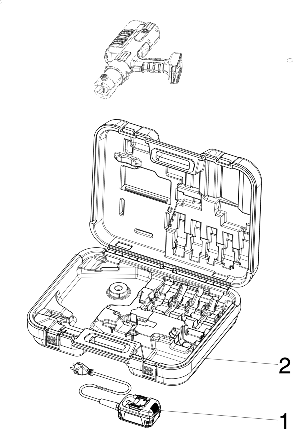 707 163 Модель 2295.1 Трубопроводные системы  Системные пресс-инструменты  Системные пресс-инструменты  Блок питания от сети / 230 В Santreyd  - Вид №2