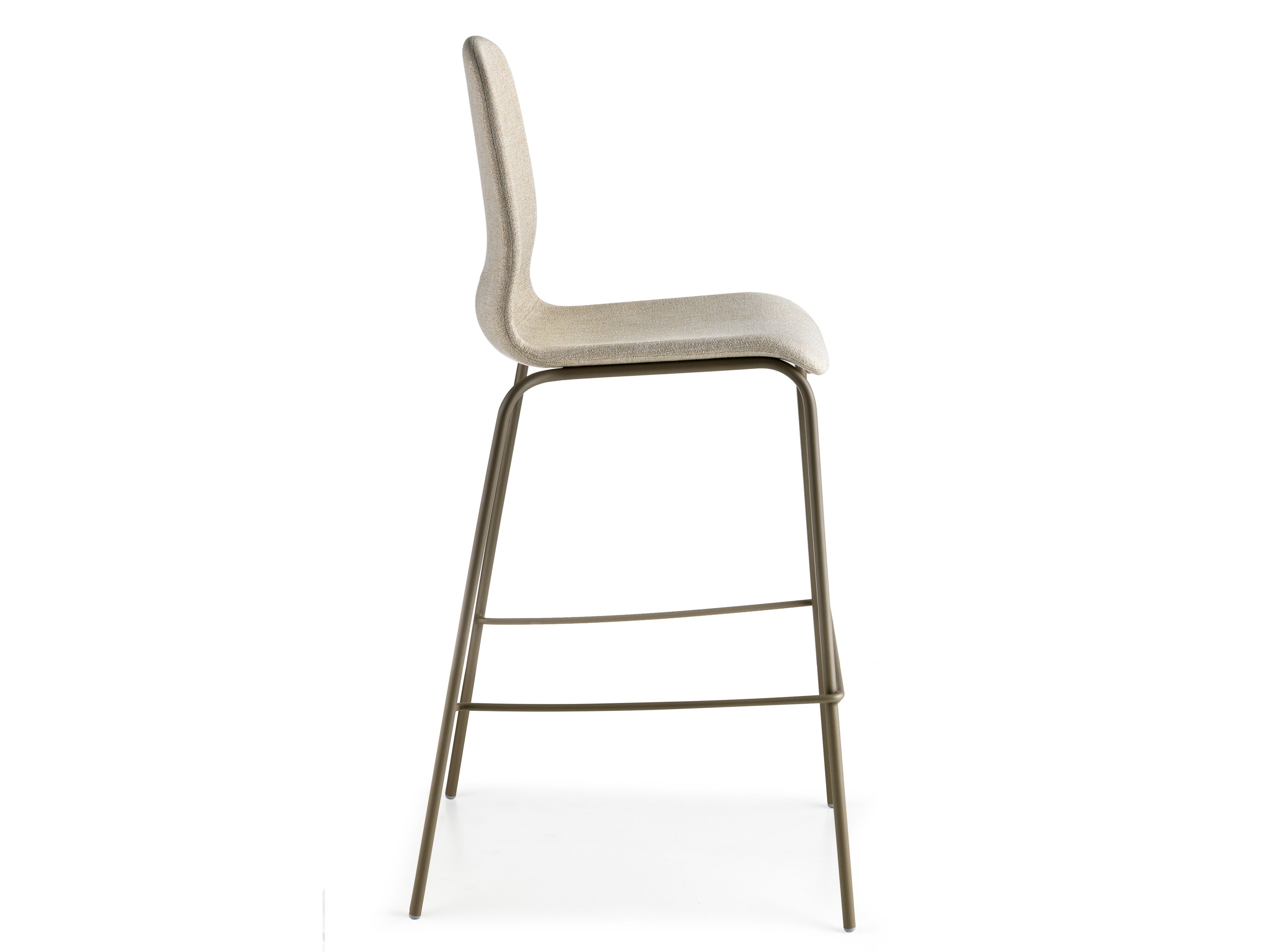 Высокий стальной табурет с подставкой для ног PF Stile ARCH-00083331