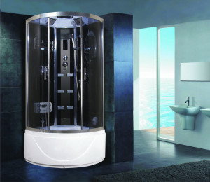 Душевая кабина NG-908-01 (900х900х2200) высокий поддон (46см) стекло ТОНИРОВАННОЕ