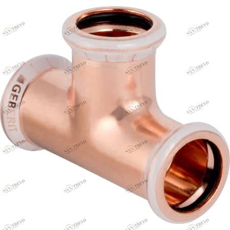 GEBERIT 61012 Тройник равнопроходной Geberit Mapress из меди 