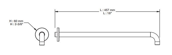 Термостатический набор для душа с душем BARIL Sens B45 ARCH-00063046 - Вид №4