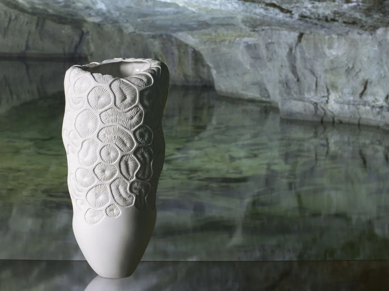 Фарфоровая ваза Fos Ceramiche Fossilia ARCH-00045489