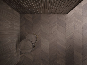 Пол из американского ореха