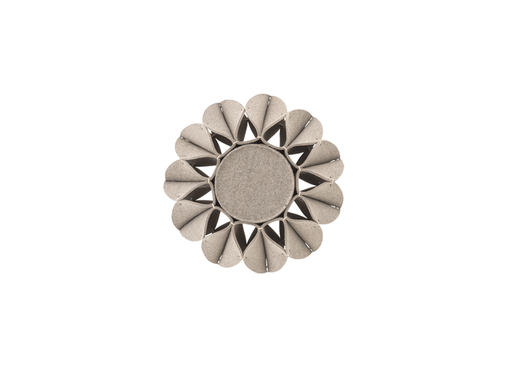 029015 Пуф высокий Grey GAN Ruff Pouf - Вид №2