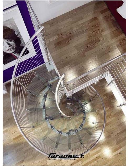 FARAONE Винтовая лестница из алюминия и стекла sun-id-1403510 - Вид №1