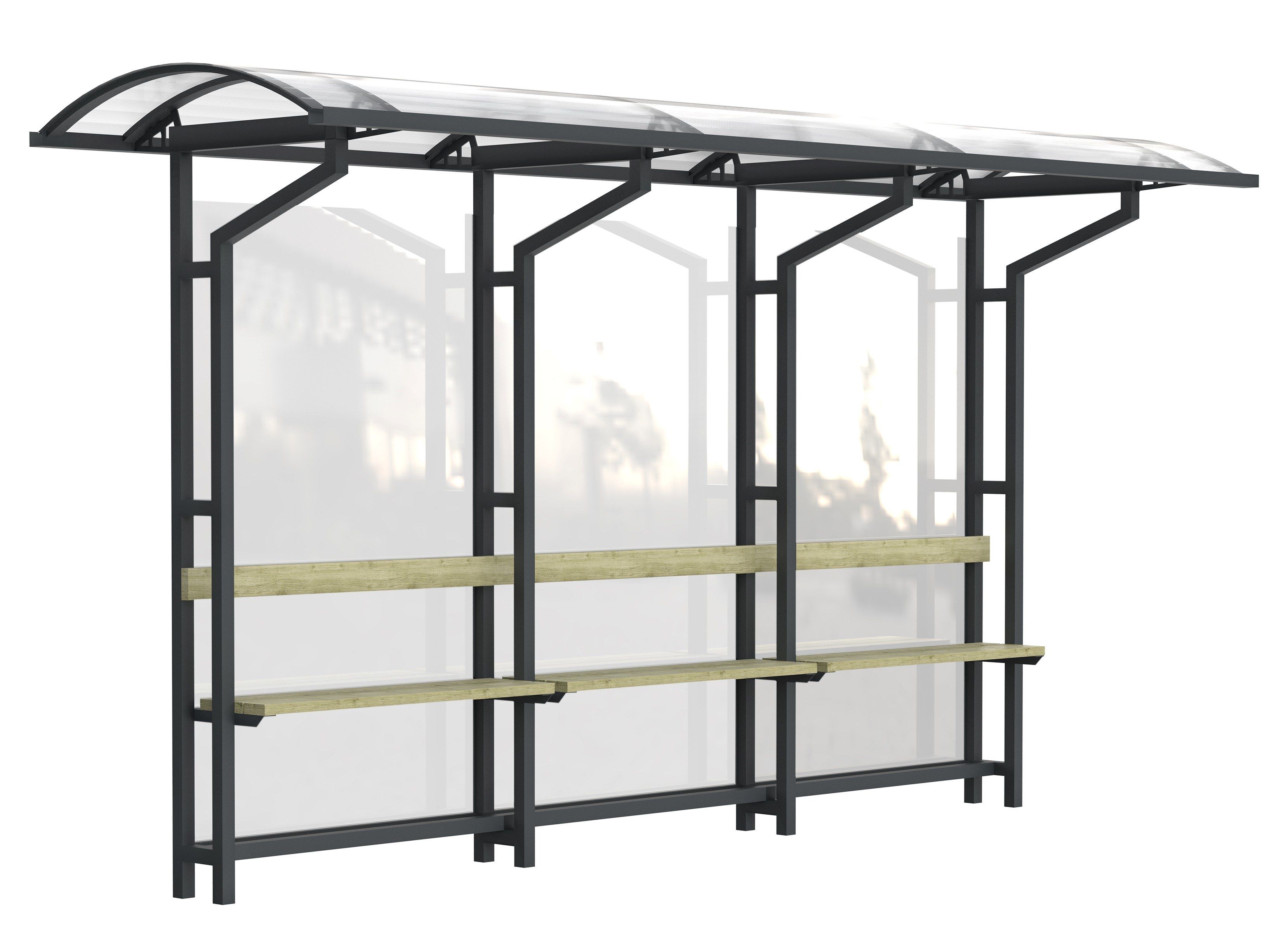 Поликарбонатный навес для автобусной остановки Lazzari Gallipoli ARCH-00129343