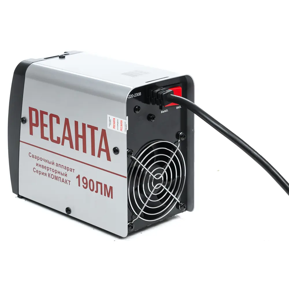 Инверторный сварочный аппарат Ресанта САИ-190ЛМ для ручной сварки 84838297 STLM-0055878 - Вид №3