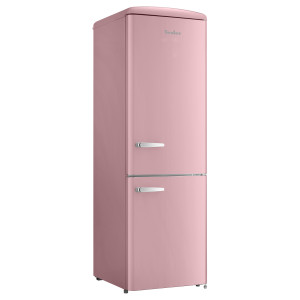 9259539 Холодильник с морозильником   Tesler RB-335 розовый