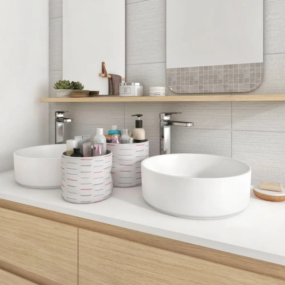 Набор корзин Sensea Textile Remix 21x18x21 см, 2 шт STLM-2092344 - Вид №7