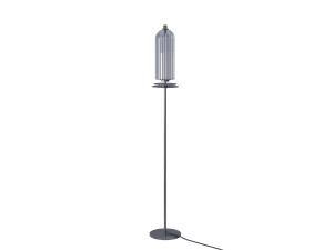 Светодиодный торшер из стекла и латуни